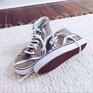 High Top Tan Vans